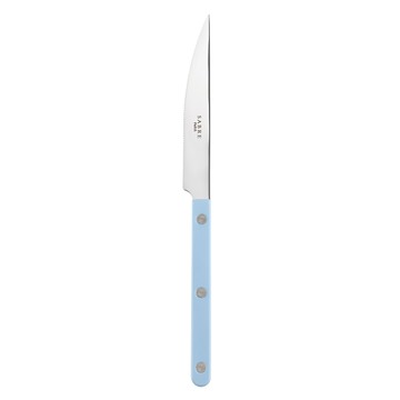 SABRE PARIS BISTROT 復古酒館鈕扣亮面系列 主餐刀 24cm  粉彩藍  1支