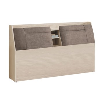 文創集 法緹6尺雙人加大亞麻布床頭箱(不含床底＋不含床墊)-185x30x99cm免組