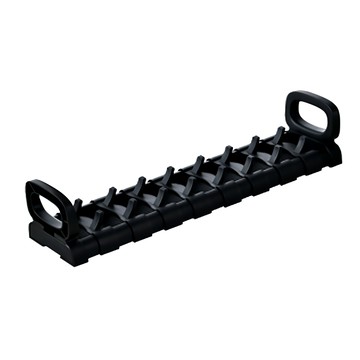 可調節碗盤瀝水收納架 黑色  7層  1個