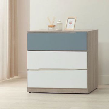 Boden-伍迪2.7尺三斗櫃/三抽收納櫃/置物櫃-80x42x76cm