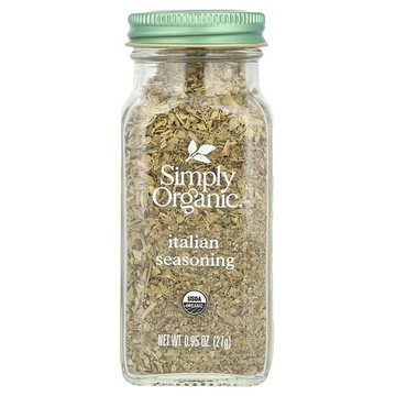 Simply Organic, 有機義大利無鹽調味料,0.95盎司（27克）