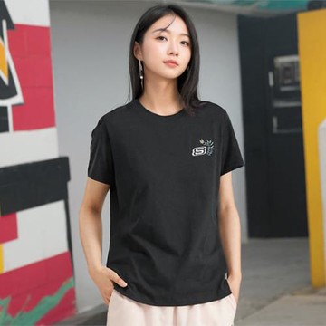 (免運)斯凱奇短袖女裝2025冬季新款運動服跑步訓練寬松透氣圓領半袖T恤