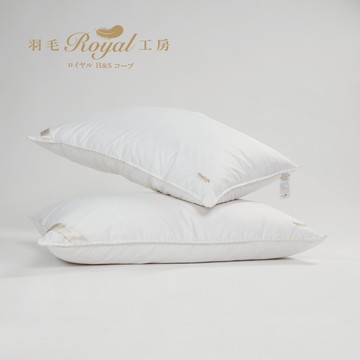 【皇室羽毛工房】Hotel Life 柔軟50%羽絨枕 （2入）_廠商直送