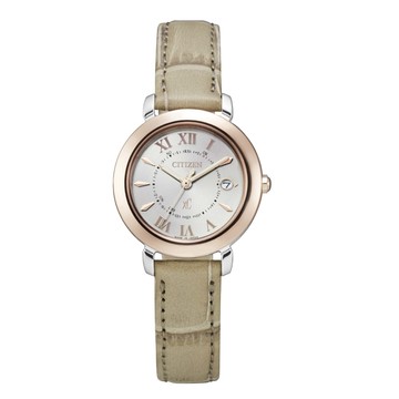 CITIZEN XC優雅迷人電波光動能鈦金屬腕錶ES9445-06A