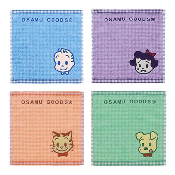 Marushin 丸真 原田治 OSAMU GOODS 純棉刺繡方巾 手帕