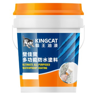 KINGCAT 貓王油漆 壁佳寶多功能防水塗料 K1-680-70  百合白  18925ml  1桶