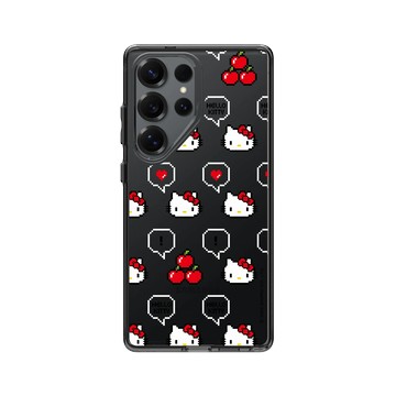 Galaxy S25 Ultra Clear 酷墨灰 - 三麗鷗-Hello Kitty - Retro Hello Kitty