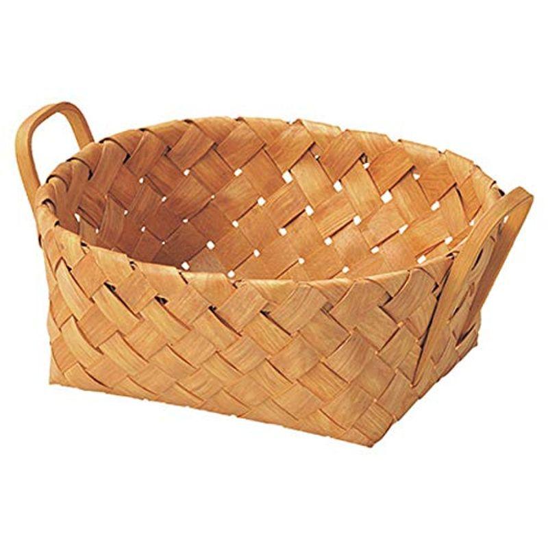 ウッドチップバスケット 両ハンドル33cm 88-31 通販 LINEポイント最大0.5%GET LINEショッピング