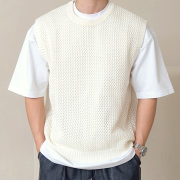 【Metanoia】🇰🇷韓製 鏤空針織背心