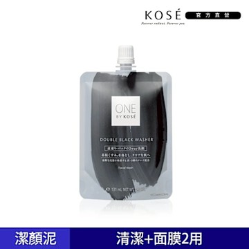 【官方直營】KOSE ONE BY KOSE 黑碳潔顏泥140g