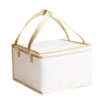 生活King 蛋糕保冰袋 8吋單層 30 x 30 x 20cm 防水材質  白金色  1個