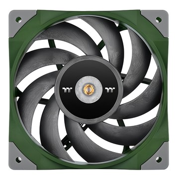 thermaltake 曜越 TOUGHFAN 鋼影 12高風壓靜音風扇  CL-F117-PL12TQ-A  松石綠  1個