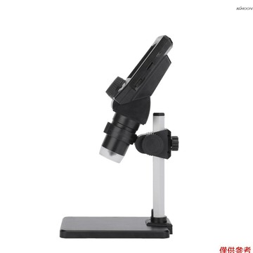 G1000 數位電子顯微鏡 10MP 4.3英寸高清LCD顯示屏 1-1000放大倍數 充電款 內置鋰電池 鋁塑支架
