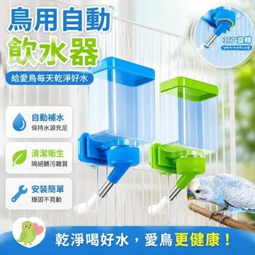 鳥用飲水器自動餵食器鸚鵡鳥籠配件用品餵水信鴿下料器喝水鳥小太陽鸚鵡 和尚鸚鵡 凱克鸚鵡餵食餵水神器 鸚鵡餵食器 鳥籠鸚鵡