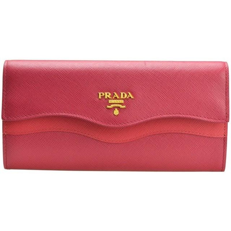 プラダ PRADA 財布 二つ折り 長財布 1M1037 | LINEショッピング