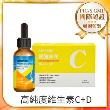 【寶齡富錦】健體防禦活力組-維生素D Omega3(DHA/EPA)+雙C美粒