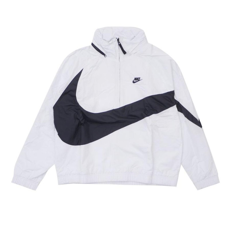 NIKE(ナイキ) BIG SWOOSH ANRK JACKET (アノラック)(ジャケット) WHITE ...