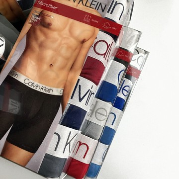 美國百分百【全新真品】Calvin Klein 內褲 平口褲 CK 純棉 貼身 長四角褲 多色 四件一組 BF37