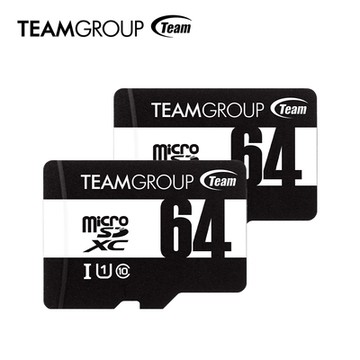 Team 十銓 ELITE Micro SDXC 64G UHS-I U1 C10 記憶卡(含轉卡) [超值二入組]