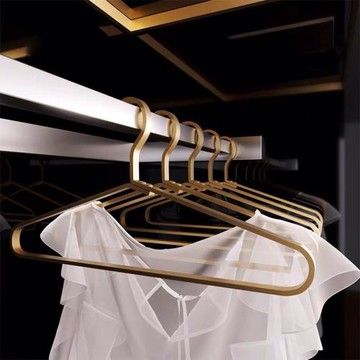 不止收納鋁合金大衣架加粗加厚掛衣架男家用成人衣撐子衣掛晾衣架