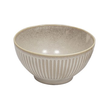 【100 Life Japan Can Do】日本製美濃燒直紋象牙色飯碗