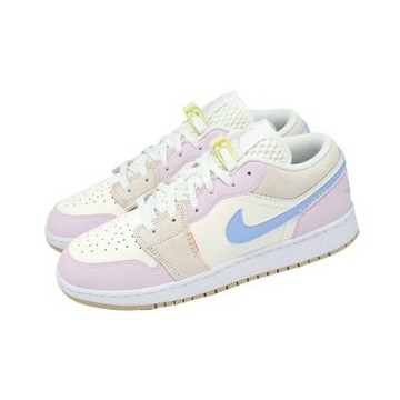 Nike 休閒鞋 Air Jordan 1 Low BG CN CN 大童 女鞋 米 IW2019-141