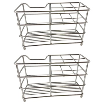 304不鏽鋼牙刷架  六格 銀色  原色六格 銀色  2個