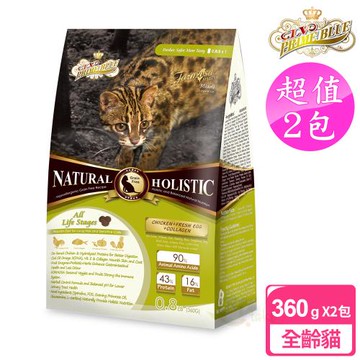 藍帶無穀濃縮 全齡貓用 360g*2包 (鮮雞蛋+膠原蔬果)
