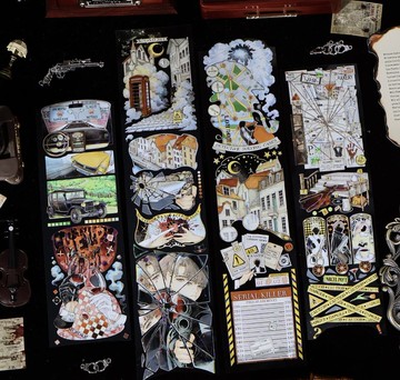 霧隱追兇 PET 紙膠帶 貝殼光 10米卷