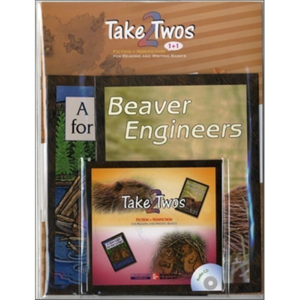 Take Twos Grade Level L-2：Beaver Engineers   A New Light for the Lodge（2books   Workbook   CD）...