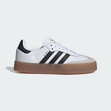 adidas 愛迪達 休閒鞋 女鞋 運動鞋 三葉草 SAMBAE W OR 白黑 JI1349