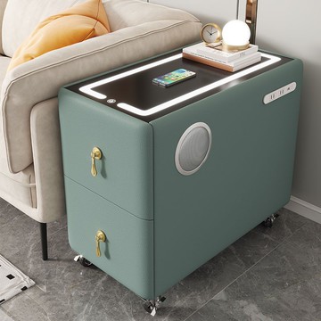 免稅含運 開發票 沙發邊幾 沙發側櫃 邊桌 邊幾沙發邊柜側邊柜智能實木沙發臥室客廳茶幾儲物角柜縫隙柜 快速出貨