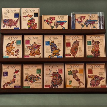 【玩食插畫工作室】食界地圖明信片套組