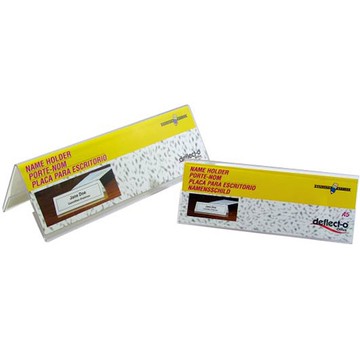 Deflect-o 迪多 48701 壓克力座席卡架/三角桌牌 211x77x67mm