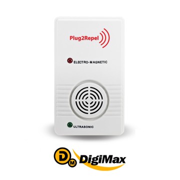 【DigiMax】『天降驅鼠神兵』威豹超音波驅鼠蟲器 UP-117 [ 有效空間35坪 ] [ 超音波驅鼠 ] [ 磁振波驅蟲 ] [ 人畜無害 ]