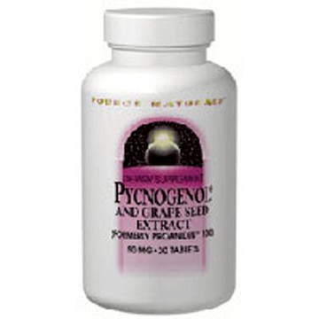 Pycnogenol 120 Tabs by Source Naturals
