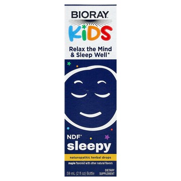 Bioray, 兒童，NDF® 睡眠幫助，楓葉，無乙醇，2 液量盎司（59 毫升）