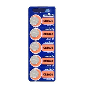 MuRata 村田CR 車用鈕扣電池 5入 / 卡 CR1620【APP滿額下單10%點數(單一帳號最高5000點)】1/31止