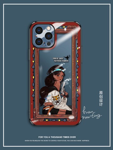 可比拉iphone12Promax手機殼蘋果11新款鏡頭全包POR原創油畫十二11PM透明超薄IP十一PMAX女ihpnoe小眾攝像頭