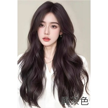 【巴黎精品】現貨+預購 女長假髮透氣假髮片輕量隱形增髮整頂假髮角色扮演-前額蕾絲蓬鬆大波浪2色a1hq30