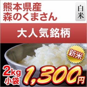 新米 令和5年(2023年)産  熊本県産 森のくまさん 白米 2kgお米 米