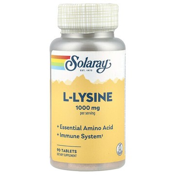 Solaray, L -賴氨酸，985 毫克，90 片（每片 328 毫克）