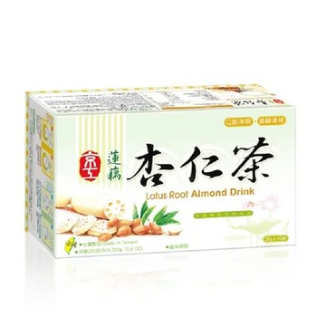 1.蓮藕杏仁茶10包/盒-蓮藕杏仁茶 京工 蓮藕杏仁茶 沖泡飲品 奶素