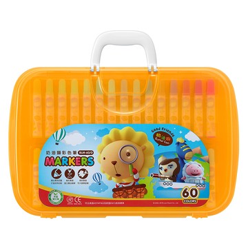 奶油獅探索繽紛彩色筆60色