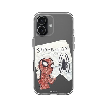 iPhone 17 Clear Case（相機按鈕） 透明 - 蜘蛛人 Spider-man - 蜘蛛人 - 手繪塗鴉