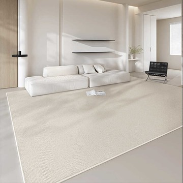 地毯地墊 簡約奶油風地毯客廳茶幾墊輕奢高級地毯2024新款免打理臥室地墊子