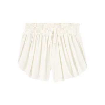 Carter s白色荷葉花邊短褲(8,128cm~136cm)