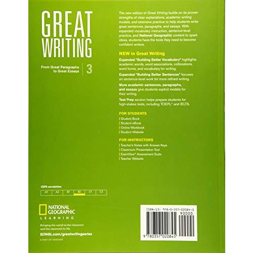 Great Writing Series E Level From Paragraphs to Essays Student Book