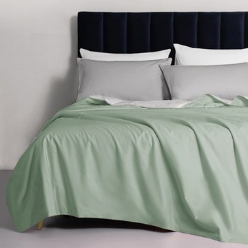 J-bedtime 床寢時光 高質感素色絲柔棉涼被 S6925L + 床包枕套4件組 RM6925M  橄欖綠  Queen Size  涼被 + 床包 + 枕套 2個