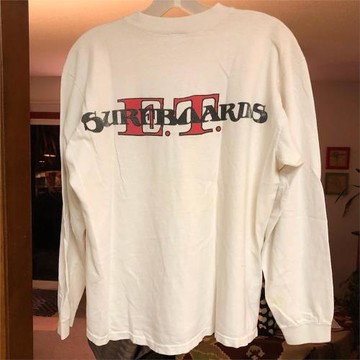 小眾西海岸匪幫英文字母印花長袖T恤男上衣潮牌ins個性高街風長T